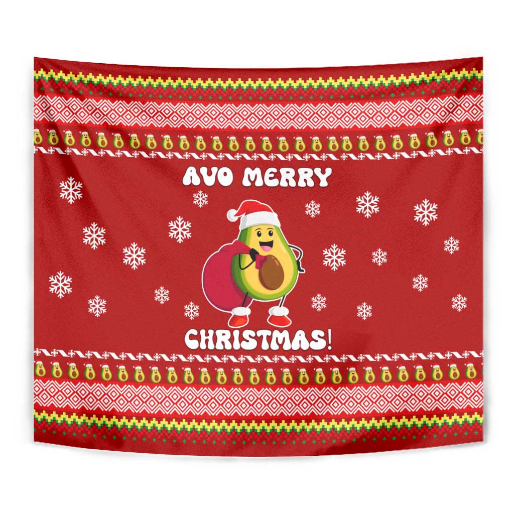 Avo Merry Christmas Tapestry Xmas Holiday Patterns - Wonder Print Shop