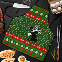 Awesome Firefighter Christmas Apron Xmas Holiday Patterns - Wonder Print Shop