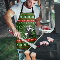 Awesome Firefighter Christmas Apron Xmas Holiday Patterns - Wonder Print Shop