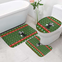 Awesome Firefighter Christmas Bathroom Set Xmas Holiday Patterns - Wonder Print Shop