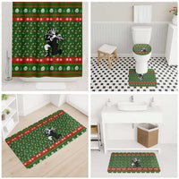 Awesome Firefighter Christmas Bathroom Set Xmas Holiday Patterns - Wonder Print Shop
