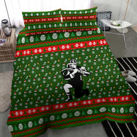 Awesome Firefighter Christmas Bedding Set Xmas Holiday Patterns - Wonder Print Shop