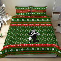 Awesome Firefighter Christmas Bedding Set Xmas Holiday Patterns - Wonder Print Shop