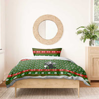 Awesome Firefighter Christmas Bedding Set Xmas Holiday Patterns - Wonder Print Shop