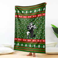 Awesome Firefighter Christmas Blanket Xmas Holiday Patterns - Wonder Print Shop