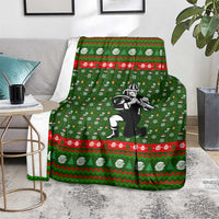 Awesome Firefighter Christmas Blanket Xmas Holiday Patterns - Wonder Print Shop