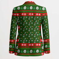 Awesome Firefighter Christmas Blazer Xmas Holiday Patterns - Wonder Print Shop