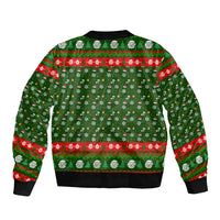 Awesome Firefighter Christmas Bomber Jacket Xmas Holiday Patterns - Wonder Print Shop