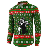 Awesome Firefighter Christmas Button Sweatshirt Xmas Holiday Patterns - Wonder Print Shop