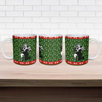 Awesome Firefighter Christmas Ceramic Mug Xmas Holiday Patterns - Wonder Print Shop