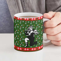 Awesome Firefighter Christmas Ceramic Mug Xmas Holiday Patterns - Wonder Print Shop