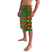 Awesome Firefighter Christmas Lavalava Xmas Holiday Patterns - Wonder Print Shop