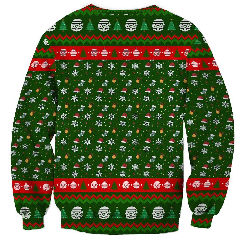Awesome Firefighter Christmas Sweatshirt Xmas Holiday Patterns - Wonder Print Shop
