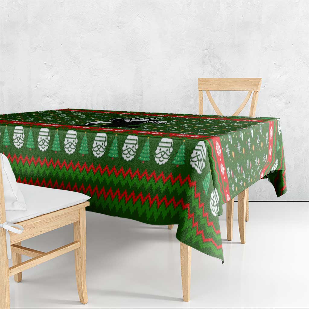 Awesome Firefighter Christmas Tablecloth Xmas Holiday Patterns - Wonder Print Shop
