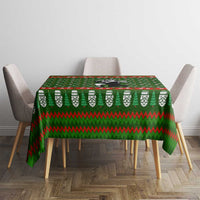 Awesome Firefighter Christmas Tablecloth Xmas Holiday Patterns - Wonder Print Shop