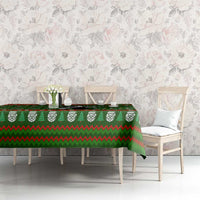 Awesome Firefighter Christmas Tablecloth Xmas Holiday Patterns - Wonder Print Shop