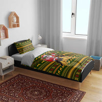 Awesome German Shepherd Dog Santa Claus Christmas Bedding Set Xmas Holiday Patterns - Wonder Print Shop