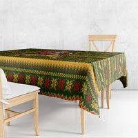Awesome German Shepherd Dog Santa Claus Christmas Tablecloth Xmas Holiday Patterns - Wonder Print Shop