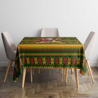 Awesome German Shepherd Dog Santa Claus Christmas Tablecloth Xmas Holiday Patterns - Wonder Print Shop