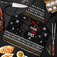 Ballet Pointe Christmas Design Apron Xmas Holiday Patterns - Wonder Print Shop