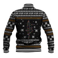 Ballet Pointe Christmas Design Baseball Jacket Xmas Holiday Patterns - Wonder Print Shop