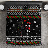 Ballet Pointe Christmas Design Bedding Set Xmas Holiday Patterns - Wonder Print Shop