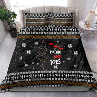 Ballet Pointe Christmas Design Bedding Set Xmas Holiday Patterns - Wonder Print Shop