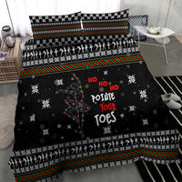 Ballet Pointe Christmas Design Bedding Set Xmas Holiday Patterns - Wonder Print Shop
