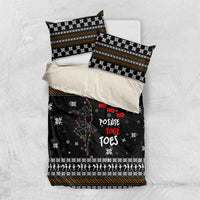 Ballet Pointe Christmas Design Bedding Set Xmas Holiday Patterns - Wonder Print Shop