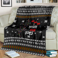 Ballet Pointe Christmas Design Blanket Xmas Holiday Patterns - Wonder Print Shop