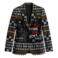 Ballet Pointe Christmas Design Blazer Xmas Holiday Patterns - Wonder Print Shop