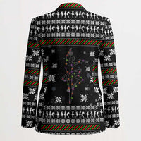 Ballet Pointe Christmas Design Blazer Xmas Holiday Patterns - Wonder Print Shop