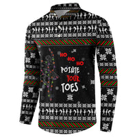Ballet Pointe Christmas Design Button Sweatshirt Xmas Holiday Patterns - Wonder Print Shop