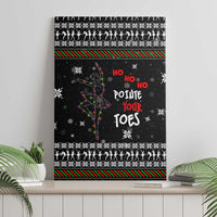 Ballet Pointe Christmas Design Canvas Wall Art Xmas Holiday Patterns - Wonder Print Shop