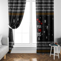 Ballet Pointe Christmas Design Window Curtain Xmas Holiday Patterns - Wonder Print Shop