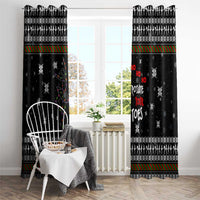Ballet Pointe Christmas Design Window Curtain Xmas Holiday Patterns - Wonder Print Shop