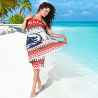 Barrel Racing Christmas Sarong Xmas Holiday Patterns - Wonder Print Shop