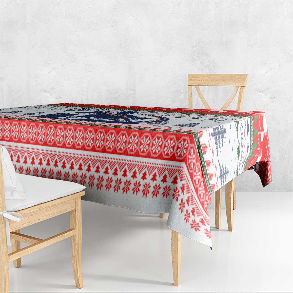 Barrel Racing Christmas Tablecloth Xmas Holiday Patterns - Wonder Print Shop