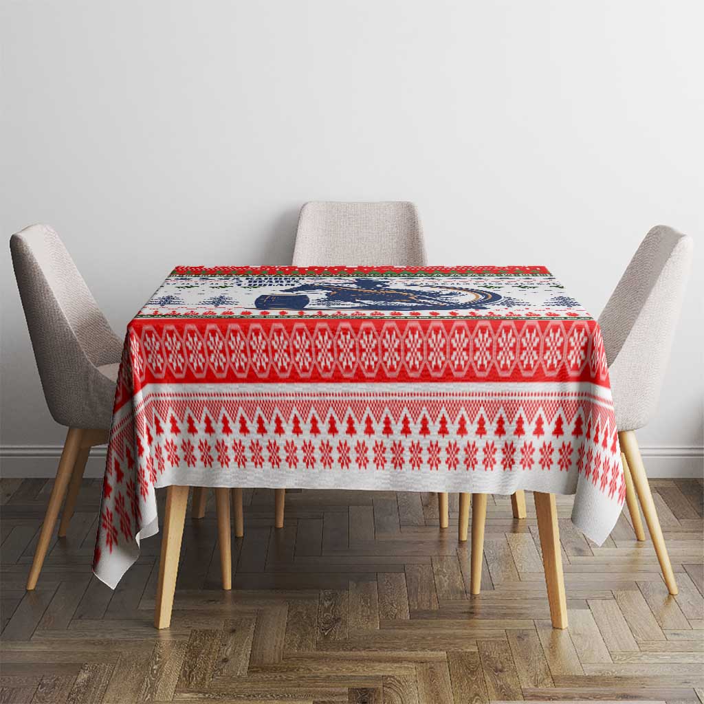 Barrel Racing Christmas Tablecloth Xmas Holiday Patterns - Wonder Print Shop