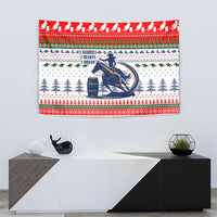 Barrel Racing Christmas Tapestry Xmas Holiday Patterns - Wonder Print Shop