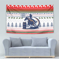 Barrel Racing Christmas Tapestry Xmas Holiday Patterns - Wonder Print Shop