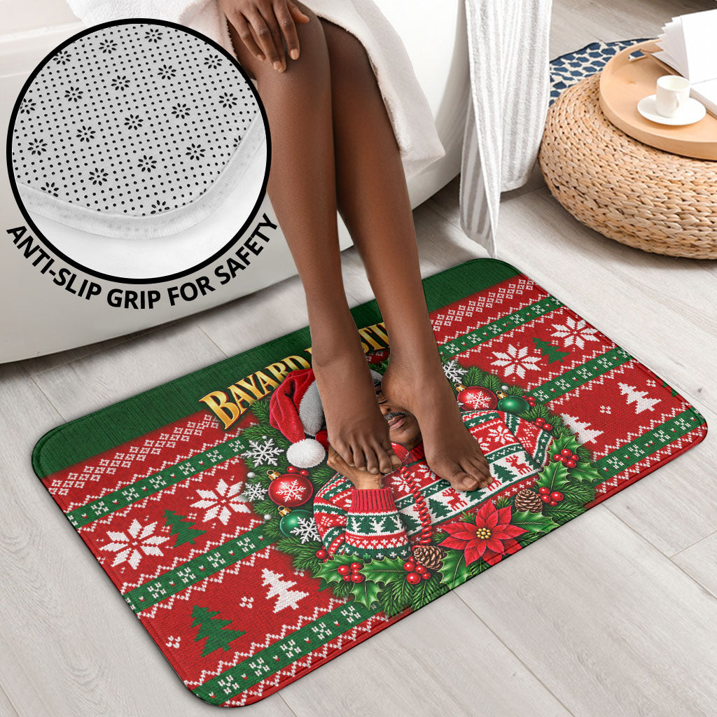 Bayard Rustin Christmas Bathroom Set Ugly Christmas Pattern Retro Fair Isle
