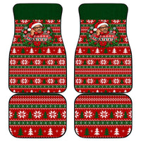 Bayard Rustin Christmas Car Mats Ugly Christmas Pattern Retro Fair Isle