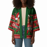 Bayard Rustin Christmas Kimono Ugly Christmas Pattern Retro Fair Isle
