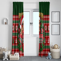 Bayard Rustin Christmas Window Curtain Ugly Christmas Pattern Retro Fair Isle