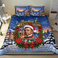 Booker T. Washington Christmas Bedding Set Ugly Christmas Pattern Starry Winter Night