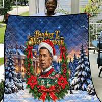 Booker T. Washington Christmas Quilt Ugly Christmas Pattern Starry Winter Night