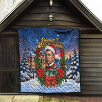 Booker T. Washington Christmas Quilt Ugly Christmas Pattern Starry Winter Night