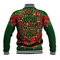 Booker T. Washington Christmas Baseball Jacket Ugly Christmas Pattern Vintage Holiday