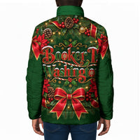 Booker T. Washington Christmas Padded Jacket Ugly Christmas Pattern Vintage Holiday